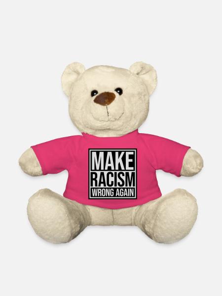 Rendre le racisme répréhensible - Nounours - rose