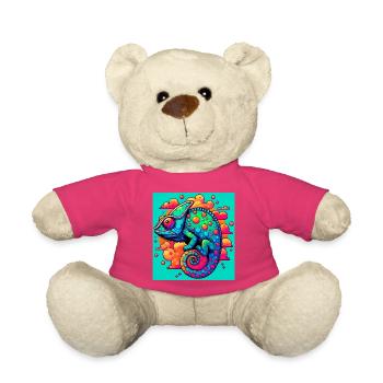 chameleon - Teddy Bear - pink - Front