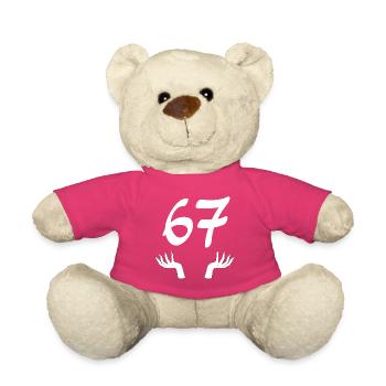 67 Six-Sept - Nounours - rose - Devant
