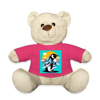 penguin - Teddy Bear - pink - Front