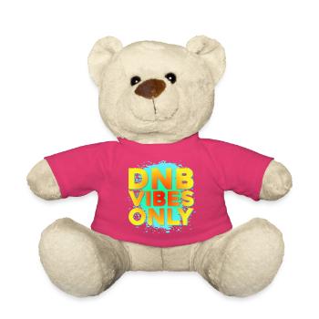 Drum n Bass Shirt Sommer DNB Colorful Vibes - Teddy - Pink - Vorne