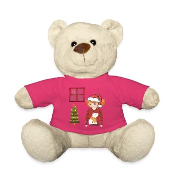 Winter magic - Teddy Bear - pink - Front
