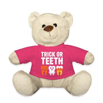 Trick oder Teeth: Halloween Teeth Trio - Teddy - Pink - Vorne