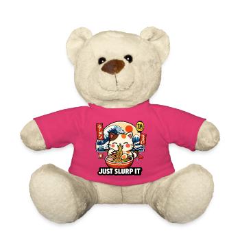 Kawaii Ramen Katze: Just Slurp It - Teddy - Pink - Vorne