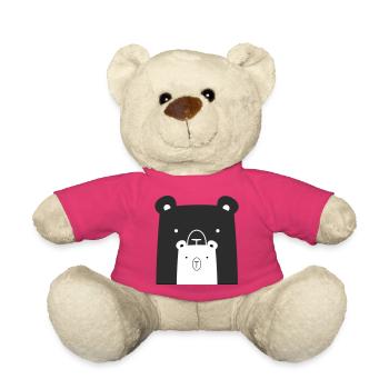 Bear Bear Polar Bear Brown Bear I Gift Idea - Teddy Bear - pink - Front