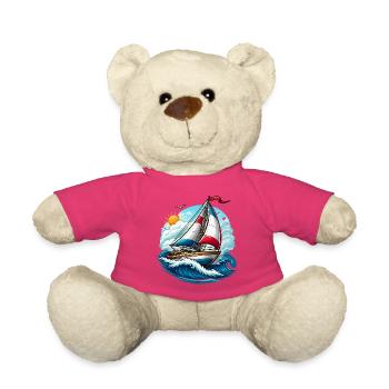 Voilier - Nounours - rose - Devant