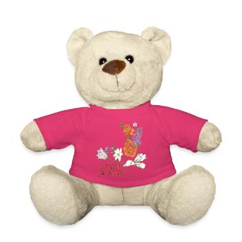 Blumenstrauß Danke - Teddy - Pink - Vorne