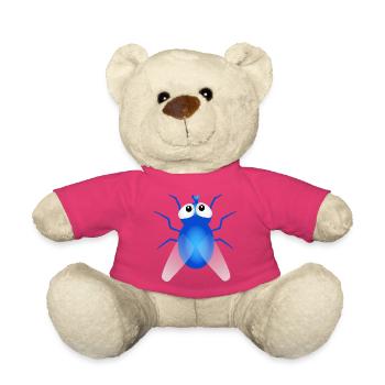 mouche - Nounours - rose - Devant