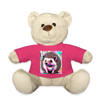 hedgehog - Teddy Bear - pink - Front