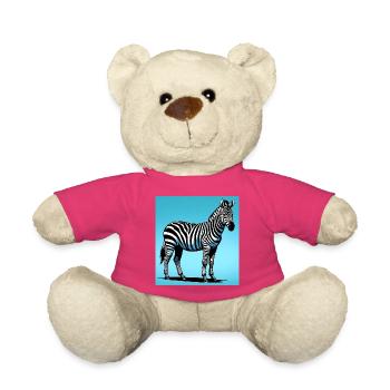 Zebra - Teddy - Pink - Vorne
