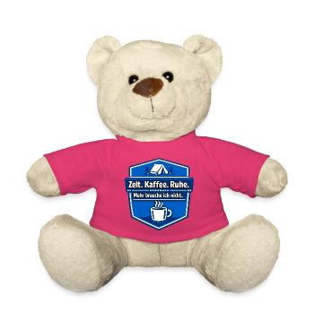 Dicton du camping-car - Nounours - rose - Devant