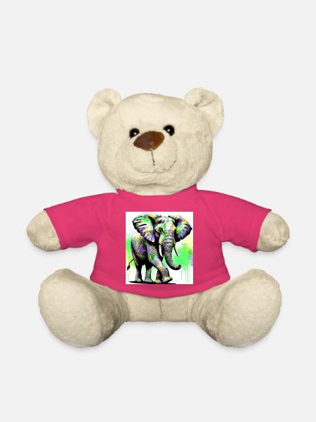 Elefant - Teddy - Pink