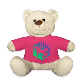 Hip-Hop-Tanz Geschenkidee für die Hip-Hop-Tänzerin - Teddy - Pink - Vorne