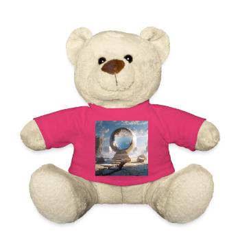 Portail de district sur Steinweg - Nounours - rose - Devant
