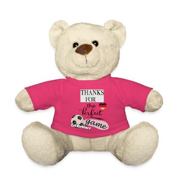 Danke fürs Spiel Germany Fußball - Teddy - Pink - Vorne