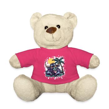 Bande dessinée d’été Taureau - Nounours - rose - Devant