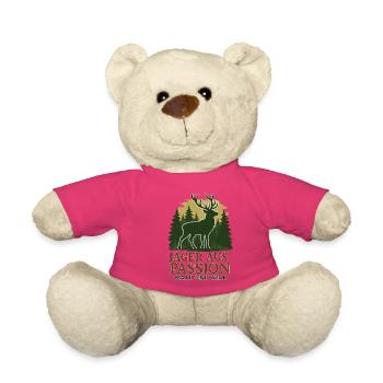 Jäger aus Leidenschaft – Wald & Wild - Teddy - Pink - Vorne