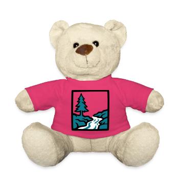 River Forest Nature Logo - Teddy Bear - pink - Front