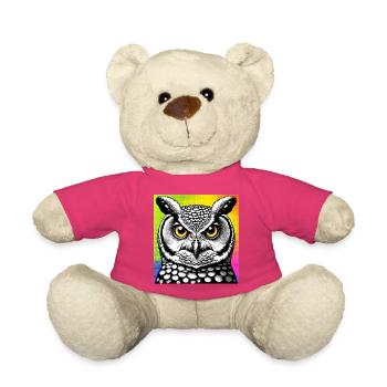 Eule - Teddy - Pink - Vorne