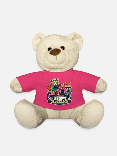 Scheibenweise glücklich – Discgolf - Teddy - Pink