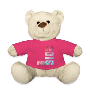 11. Geburtstag Limited Edition 2015 Jahrgang 2015 - Teddy - Pink - Vorne