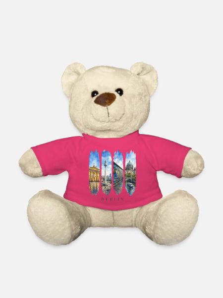 Berlin Urlaub Travel – Hauptstadt & Kultur Motiv - Teddy - Pink