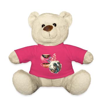 bunte Katze  - Teddy - Pink - Vorne