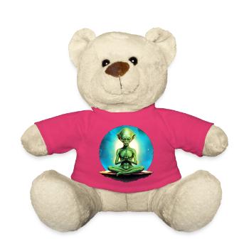 Aliens Yoga / Yogi Alien - Teddy - Pink - Vorne
