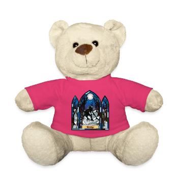 Wendigo Mondschein-Buntglas - Teddy - Pink - Vorne