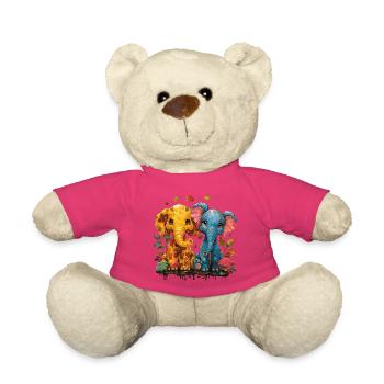 Herzige Elefantenfreunde für kleine Tierliebhaber - Teddy - Pink - Vorne
