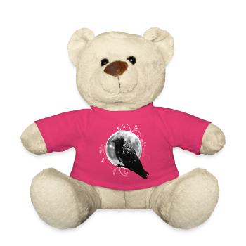 Raven Crow Moon - Teddy Bear - pink - Front