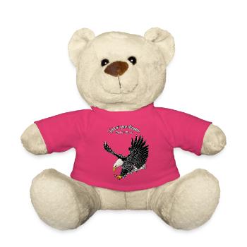 1208 Suivez vos rêves baldeagle juste noir - Nounours - rose - Devant