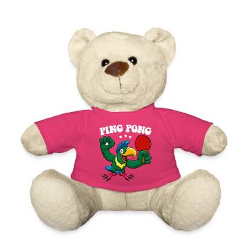 Ping Pong Champion Design Table Tennis und - Teddy - Pink - Vorne
