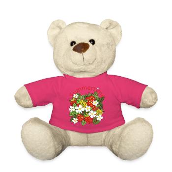Trio du motif de fruits d’été - Nounours - rose - Devant