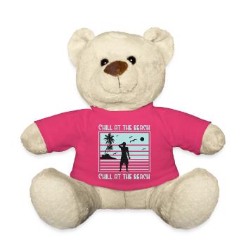 Relaxed Beach Silhouette Design - Teddy - Pink - Vorne