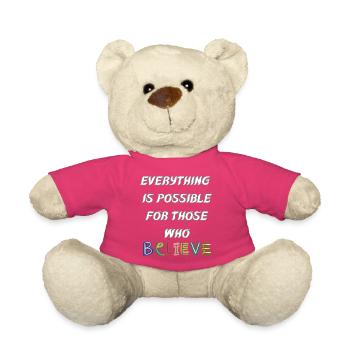 Alles ist möglich dem der glaubt - Teddy - Pink - Vorne