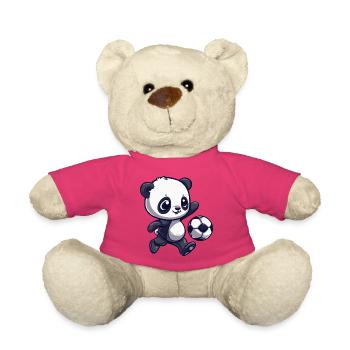 Panda Soccer Dessin animé - Nounours - rose - Devant