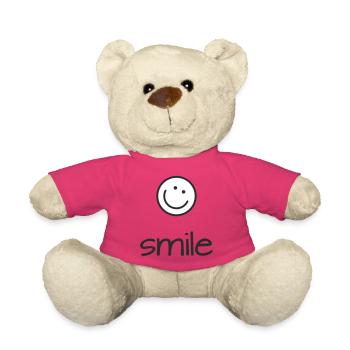 Smile Symbol Font - Teddy Bear - pink - Front