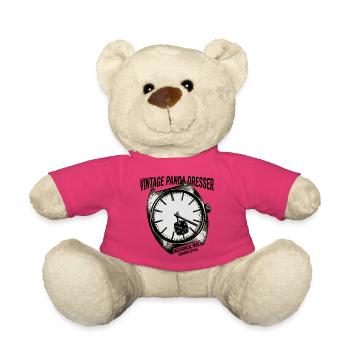 Vintage Chrono Uhr Grafik - Teddy - Pink - Vorne