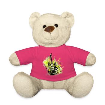 E-Gitarre Gitarre Gitarrist Musik Instrument Rock - Teddy - Pink - Vorne