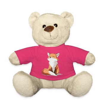 Cute Fox - Teddy Bear - pink - Front