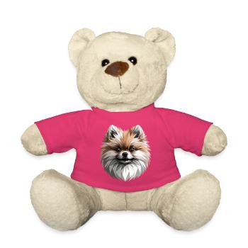 Pom de Poméranie Pom Douce Allemande - Nounours - rose - Devant