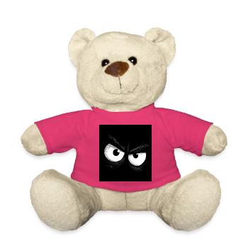 Angry eyes in noir - Teddy Bear - pink - Front