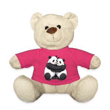 panda-hug - Nounours - rose - Devant