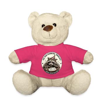 Waschbär Karneval Überlebt - Teddy - Pink - Vorne