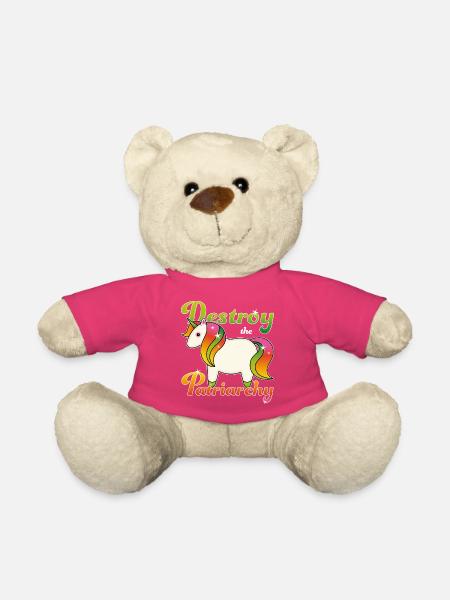 Destroy the Patriarchy - Teddy - Pink