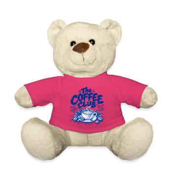 The Coffee Club – Fueled by Caffeine | Retro Kaffe - Teddy - Pink - Vorne