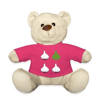 knoblauch 4er - Teddy - Pink - Vorne