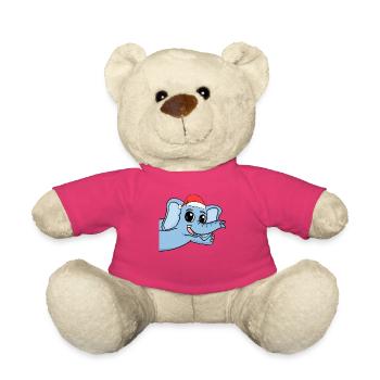 Noël des éléphants - Nounours - rose - Devant