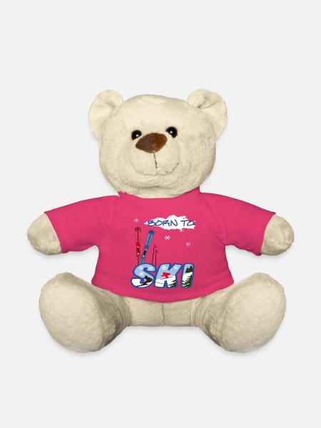 Born to Ski, Wintersport - Teddy - Pink